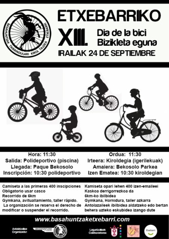 Cartel del día de la Bici 2022